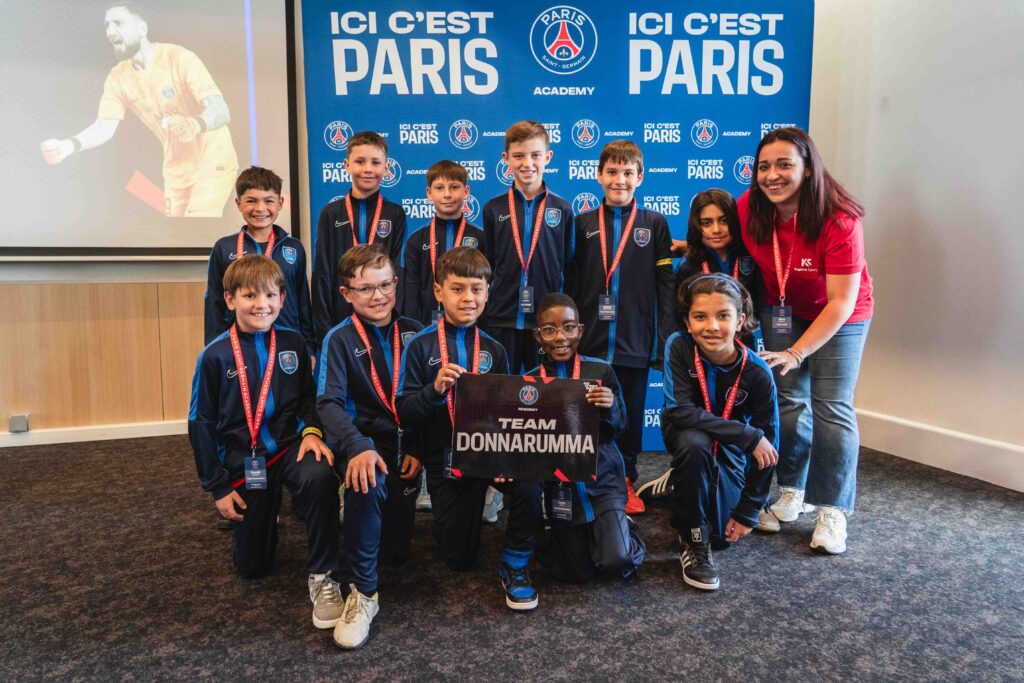 Families enjoy PSG clinics in Paris