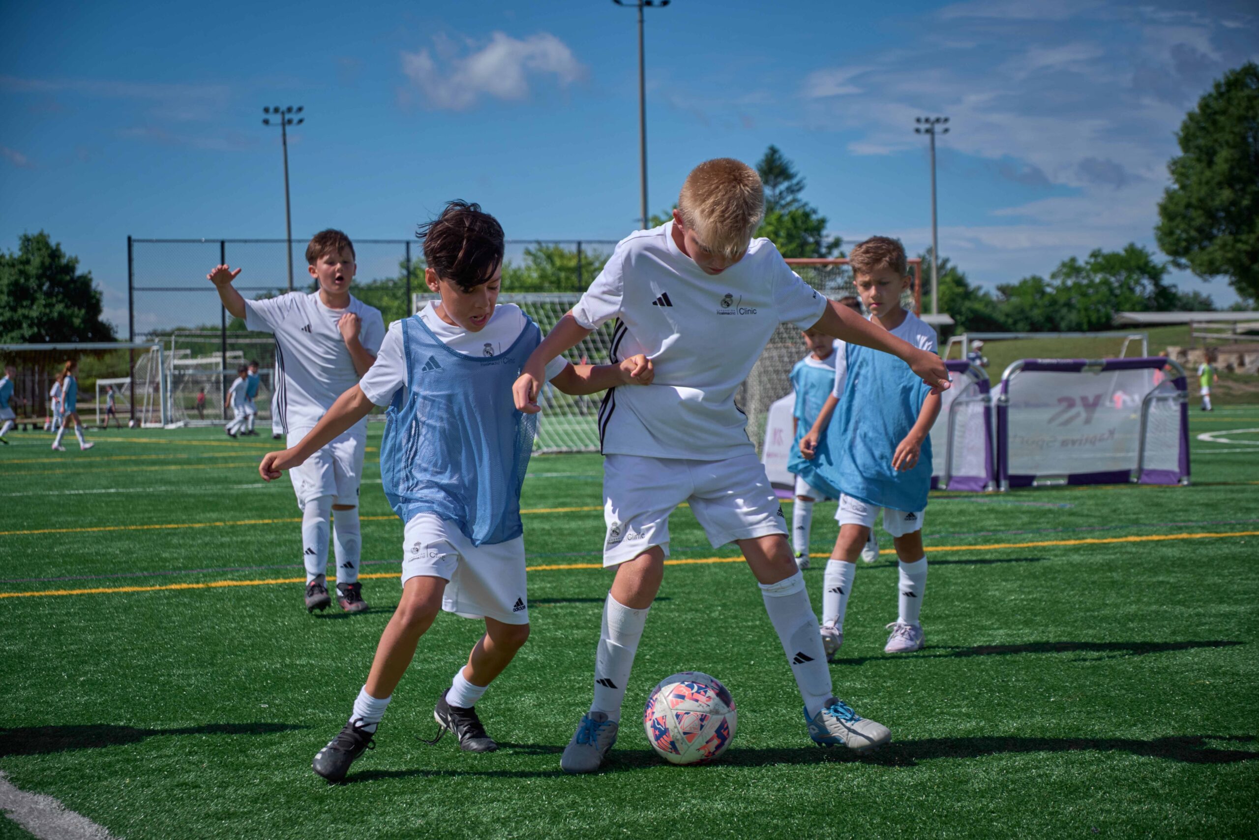 Real Madrid Foundation training clinic Real Madrid Foundation training clinic