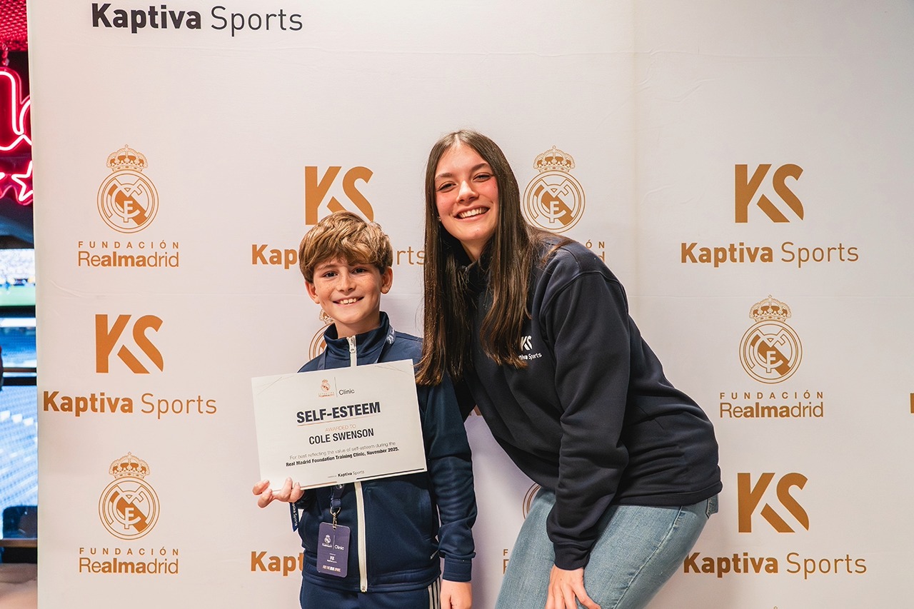 Upcoming Real Madrid Foundation training clinics in 2026 with Kaptiva Sports Próximas clínicas de entrenamiento de la Fundación Real Madrid en 2026 con Kaptiva Sports