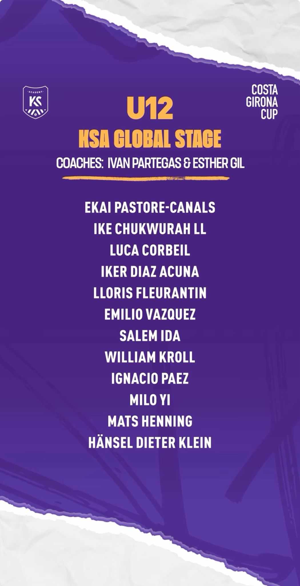 Costa Girona Cup U12 c